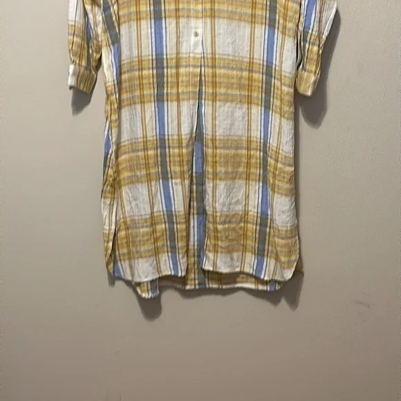 Anthropologie Pilcro Side-Slit Maxi Tunic Button-down Size Small NWT - Picture 5 of 10